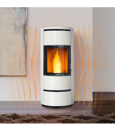 Una estufa con hogar hermético permite mejorar el confort en casa. El aire que permite la combustión se toma directamente del e